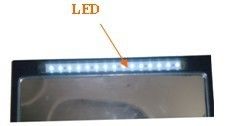 LED white lights Under Vehicle Surveillance System with Search Mirror System