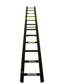 6 Foot - 14 Foot Tactical Folding Ladder / Aluminum Alloy Foldable Military Ladder