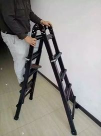 Indoor / Outdoor Tactical Folding Ladder LightWeight Ladder For Fire Fighting / Disasters