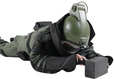 Olive Green Eod Bomb Suit 21 Layer Woven Fabric Aramid Fiber