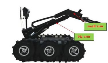 910 * 650 * 500 MM Bomb Equipment Robot Cross 320mm Height Obstacle 90kg Weight