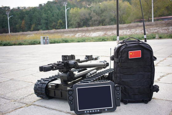 Double Gripper Bomb Disposal Robot 3D Real Time Shooting Display