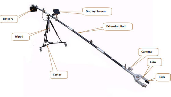 4 Meter Standoff Capability Eos Telescopic Manipulator 10kg Grabbing Capacity