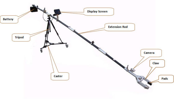 High Strength Lightweight Carbon Fiber Eod Telescopic Manipulator