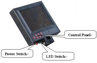 150° Visible Portable Under Vehicle Surveillance System With 5.6&quot; LCD Screen