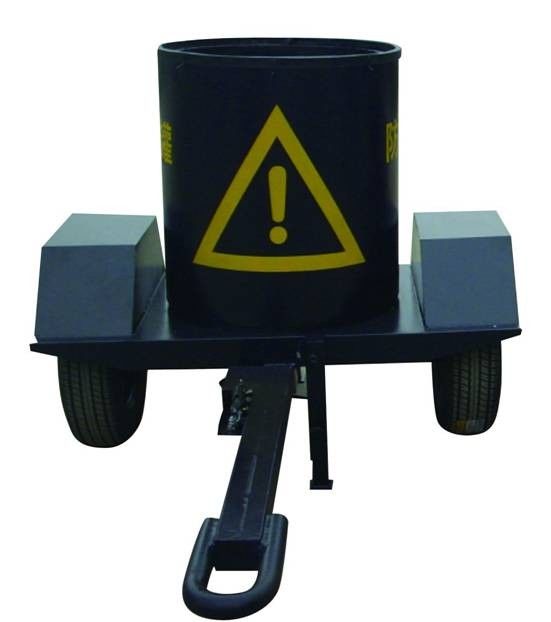 Bomb Containment Trailer System For Bomb Disposal Equipment 600mm Height