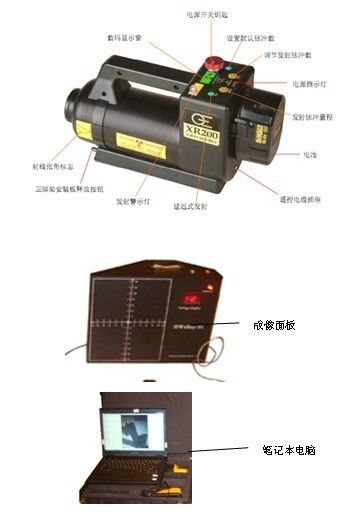 Security Screening Win7 Portable X-Ray Inspection System With Detector Panel / Generator
