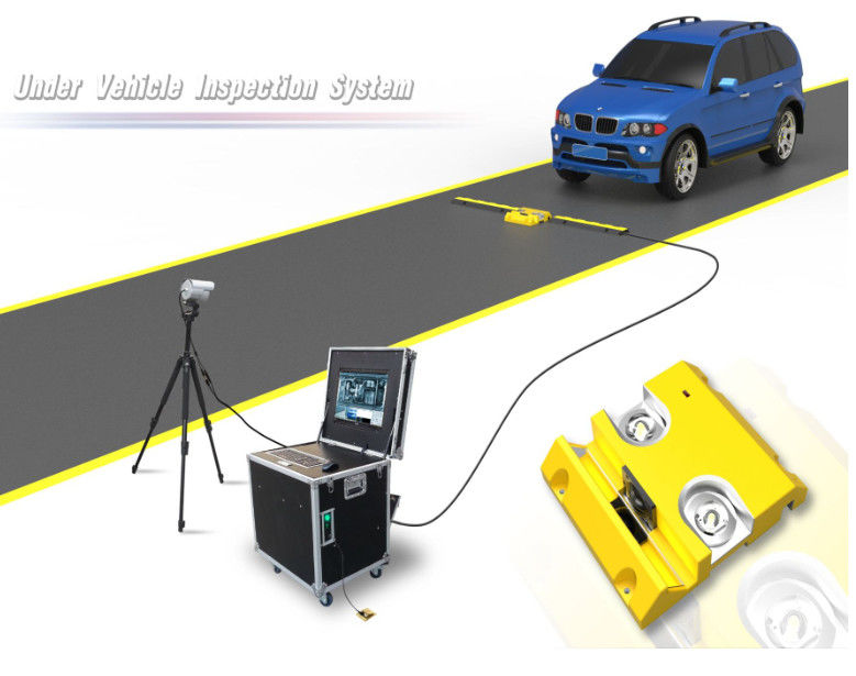 Portable Under Vehicle Surveillance System With Automatic Digital Line Scan Camera