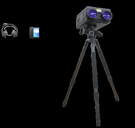 Portable Forensic Light Source Laser Monitoring System 30 - 300 Meters Working Distance