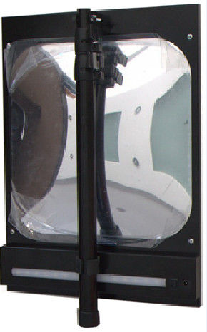 Aluminum Alloy Pole Under Vehicle Search Mirror With 4 Rotation Wheels