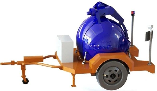 3.0 Tnt Explosionproof Bomb Disposal Equipment Container Trailer