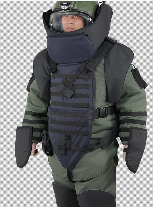 Public Security Aramid Fiber Eod Bomb Suit Advanced Comfortable Flexible